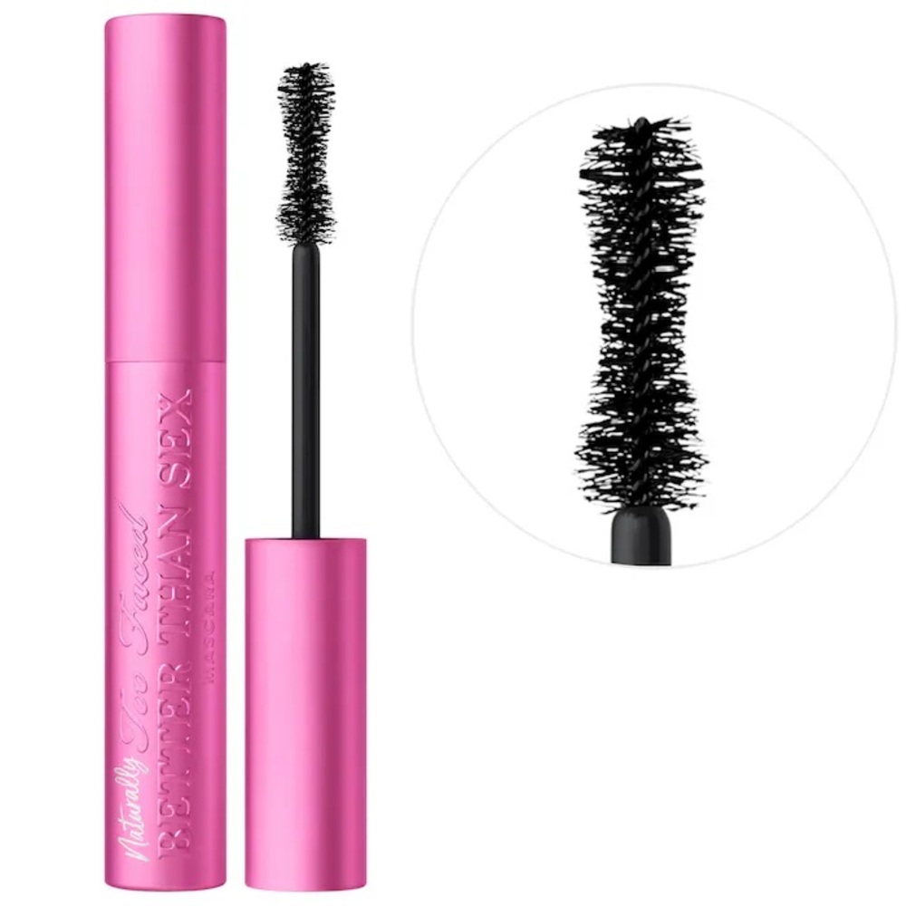 BNIB Too Faced Naturally Better Than Sex Mascara — Black